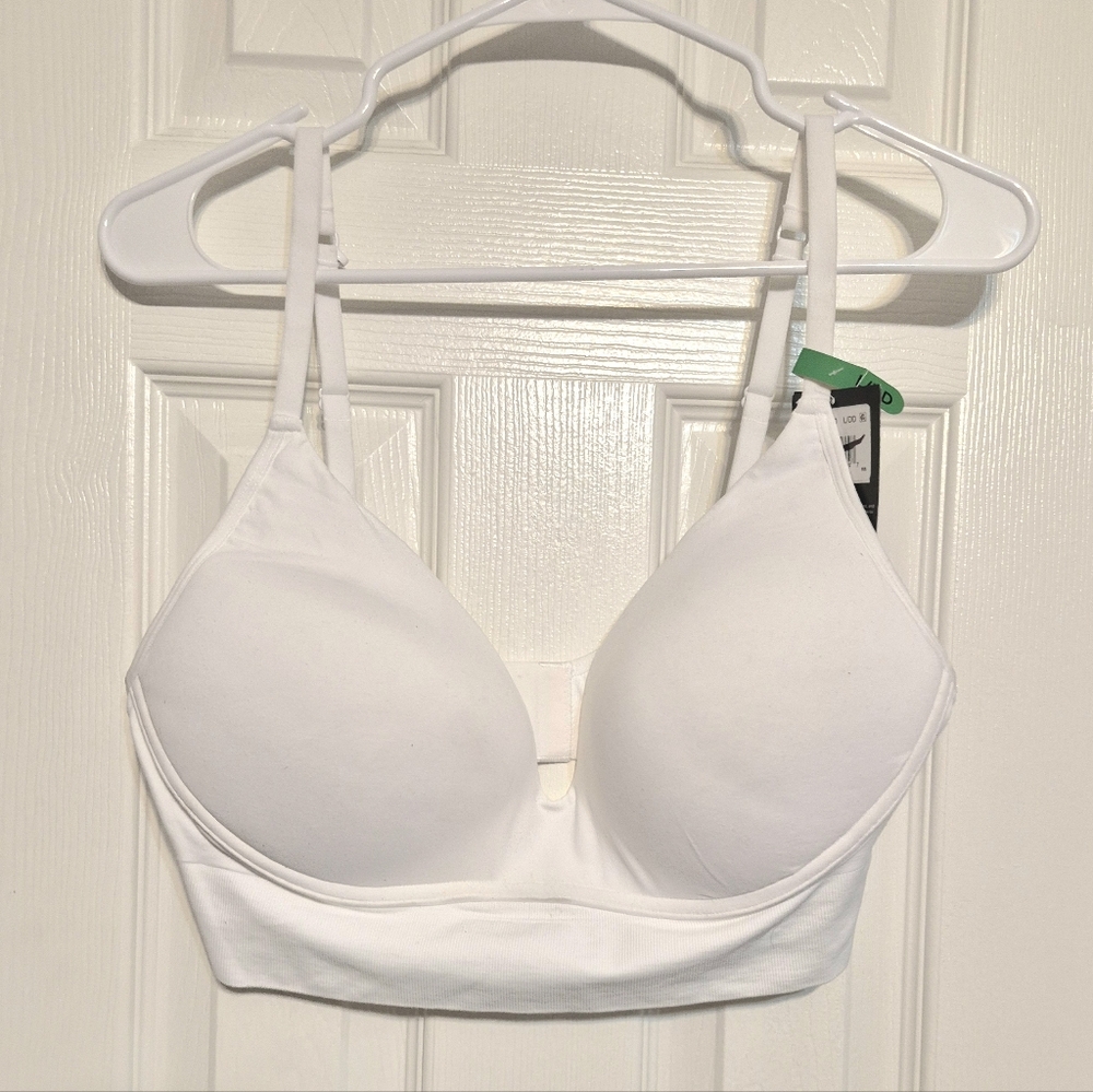 Maidenform Women's White Bra Size: L/DD